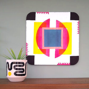 abstract geometric printed wall canvas