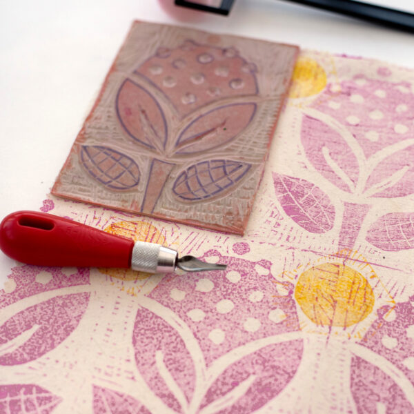 Lino Print a Tote Bag - Image 2